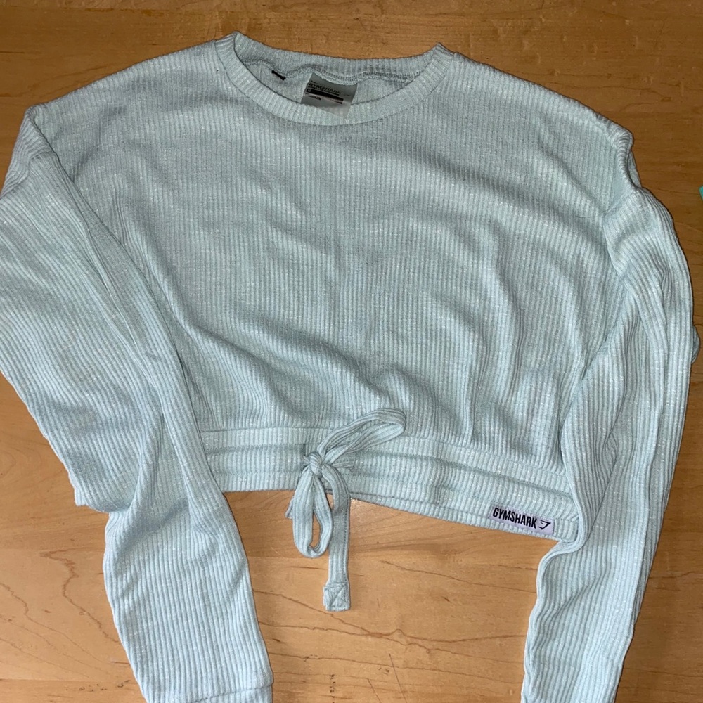 Cropped ribbed gymshark long sleeve